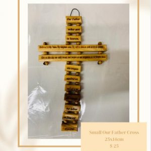 Small Our Father Cross